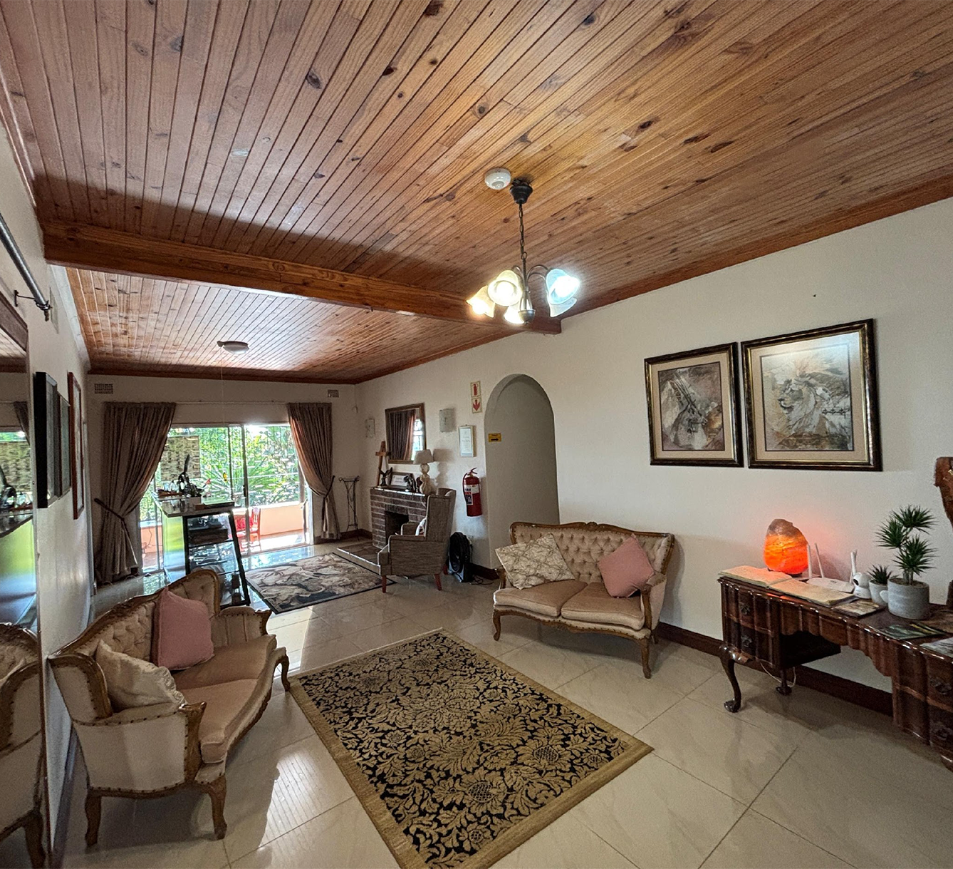 Sign in station in lobby